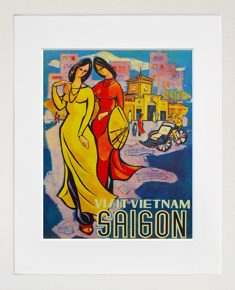 Vietnam Travel Poster Art Print Asian Home Decor (XR106)