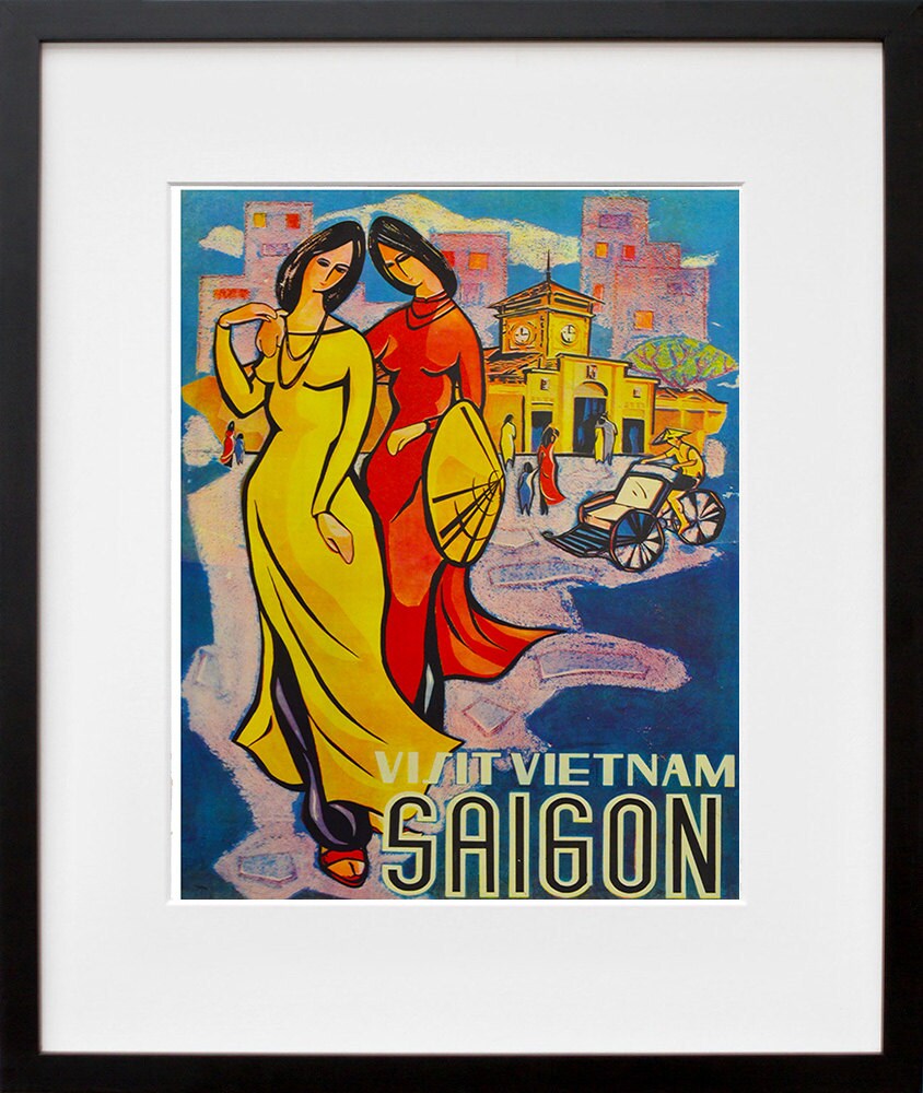 Vietnam Travel Poster Art Print Asian Home Decor (XR106)