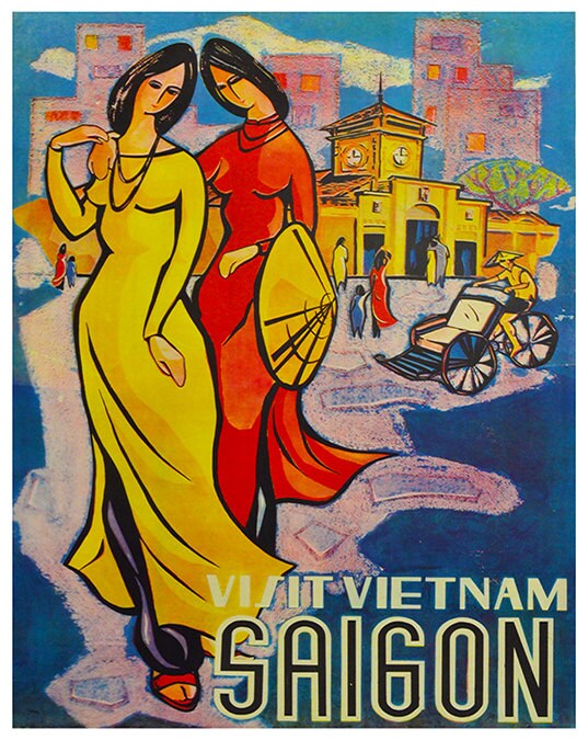 Vietnam Travel Poster Art Print Asian Home Decor (XR106)