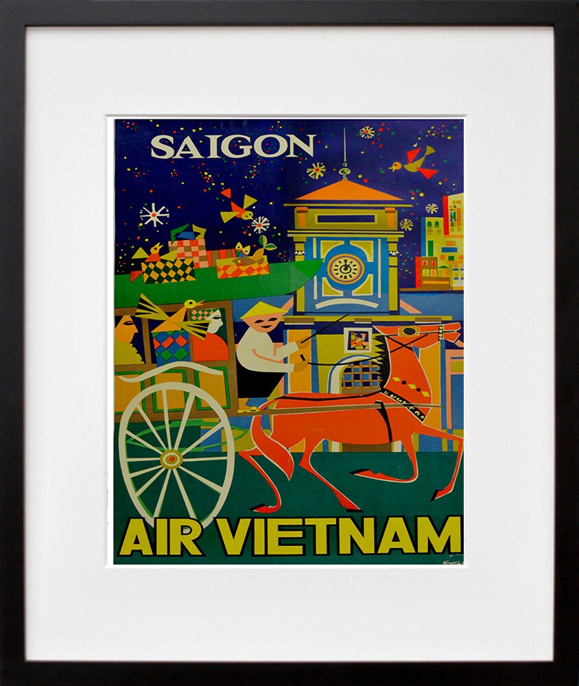 Vietnam Travel Poster Art Print Asian Home Decor (XR105)