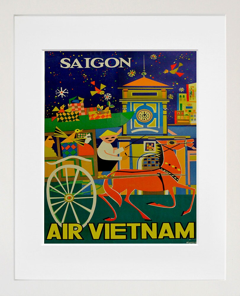 Vietnam Travel Poster Art Print Asian Home Decor (XR105)