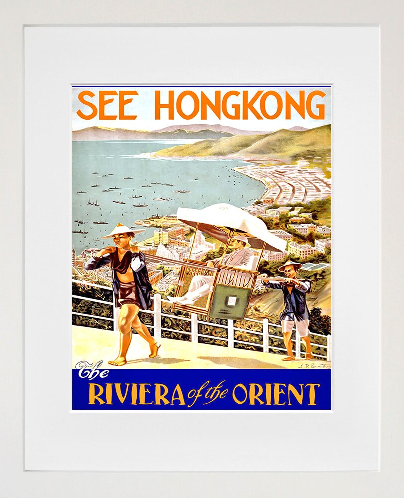 Hong Hong Art Print China Travel Poster Home Decor (ZT282)