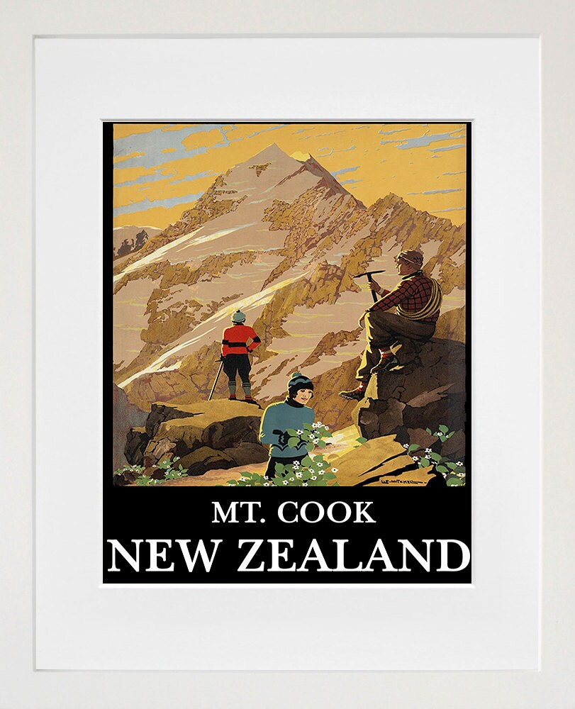New Zealand Art Print Travel Poster Home Decor (ZT345)