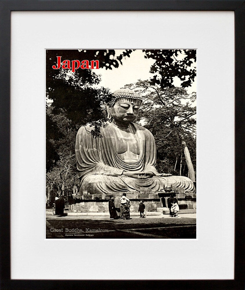 Japan Art Print Japanese Travel Poster Buddhist Home Decor (ZT295)