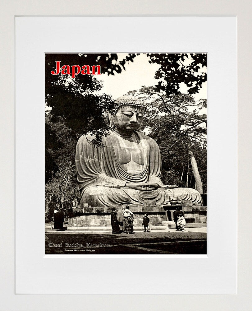 Japan Art Print Japanese Travel Poster Buddhist Home Decor (ZT295)