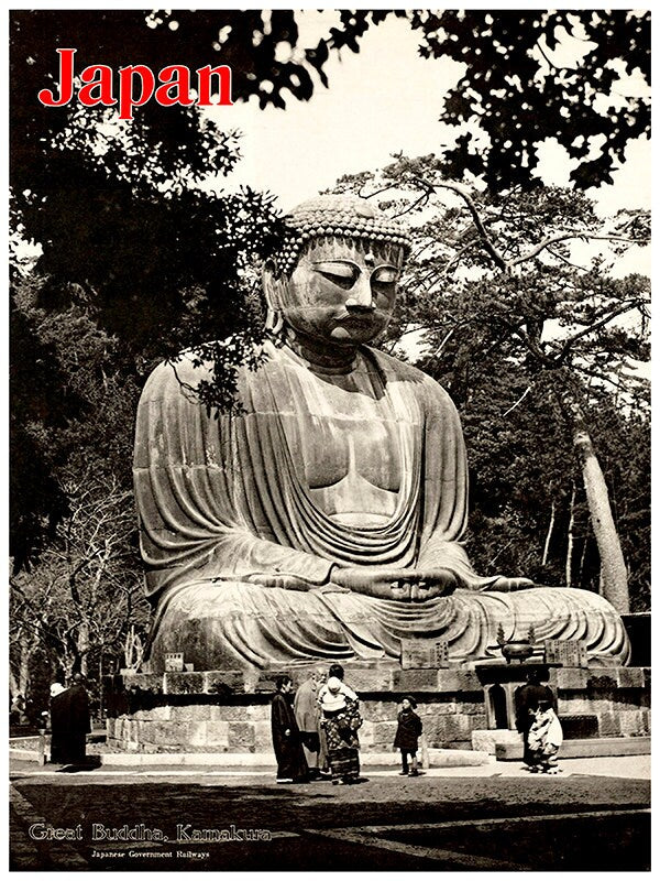 Japan Art Print Japanese Travel Poster Buddhist Home Decor (ZT295)