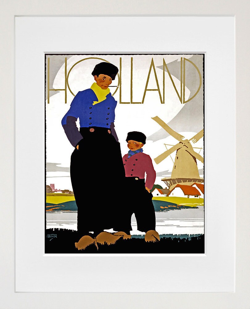 Holland Art Print Travel Poster Home Decor (ZT281)