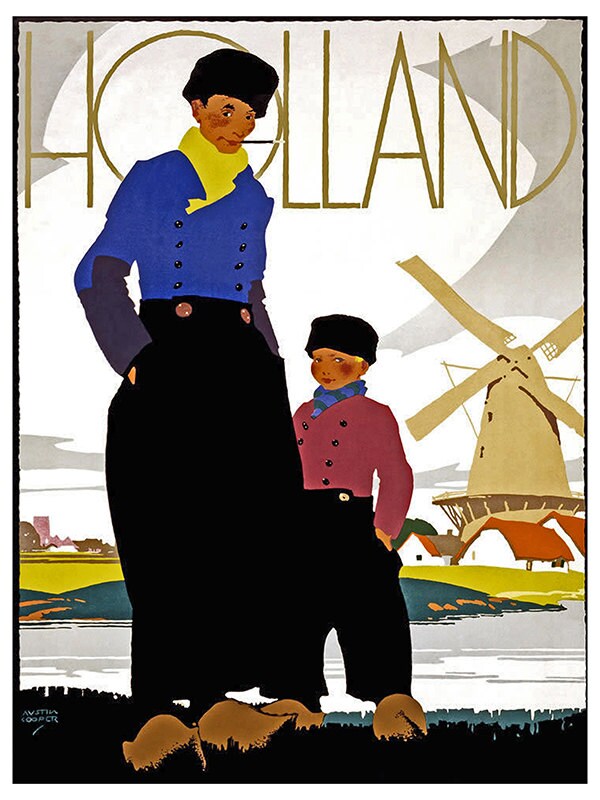 Holland Art Print Travel Poster Home Decor (ZT281)