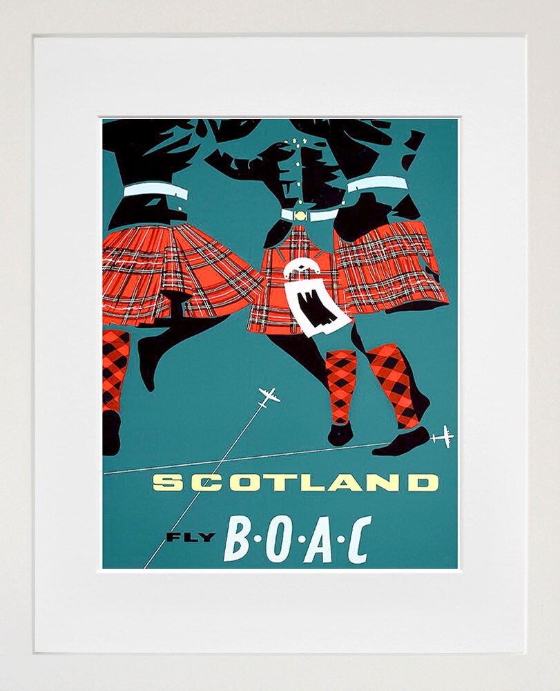 Scotland Art Print Travel Poster Scottish Home Decor (ZT324)