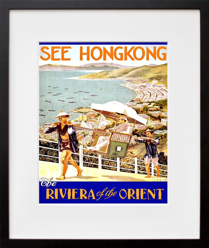 Hong Hong Art Print China Travel Poster Home Decor (ZT282)