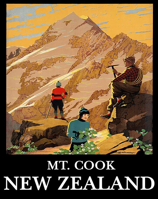 New Zealand Art Print Travel Poster Home Decor (ZT345)