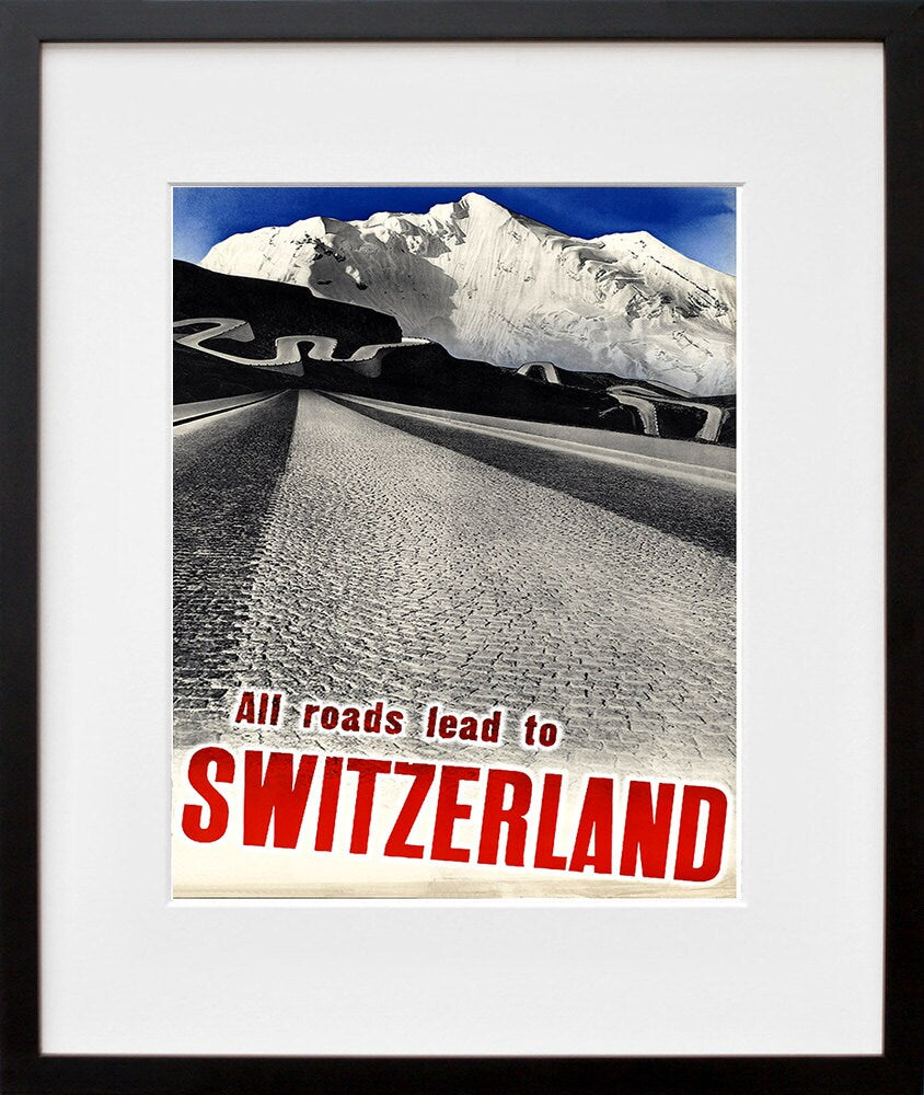 Switzerland Art Print Travel Poster Swiss Home Decor (ZT285)