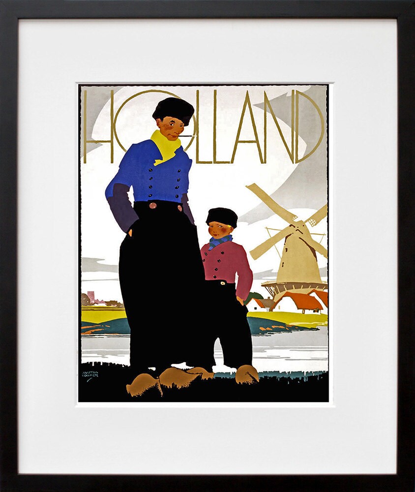 Holland Art Print Travel Poster Home Decor (ZT281)