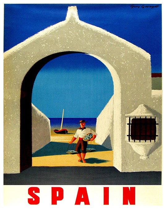 Spain Art Print Spanish Travel Poster Home Decor (ZT342)