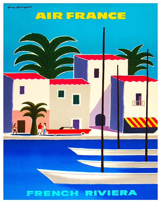 French Art Print France Travel Poster Home Decor (ZT331)