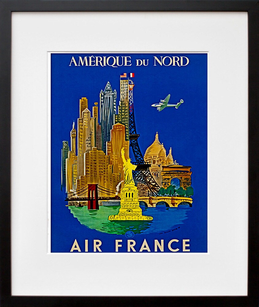 USA Travel Poster American Wall Art Print (ZT327)