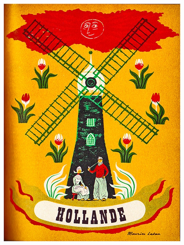 Holland Travel Art Print Home Decor (ZT315)