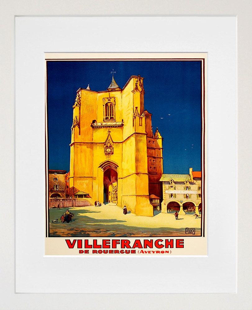 France Travel Art Print French Home Decor (ZT255)