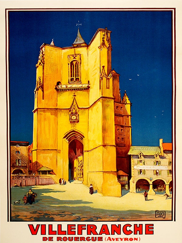 France Travel Art Print French Home Decor (ZT255)