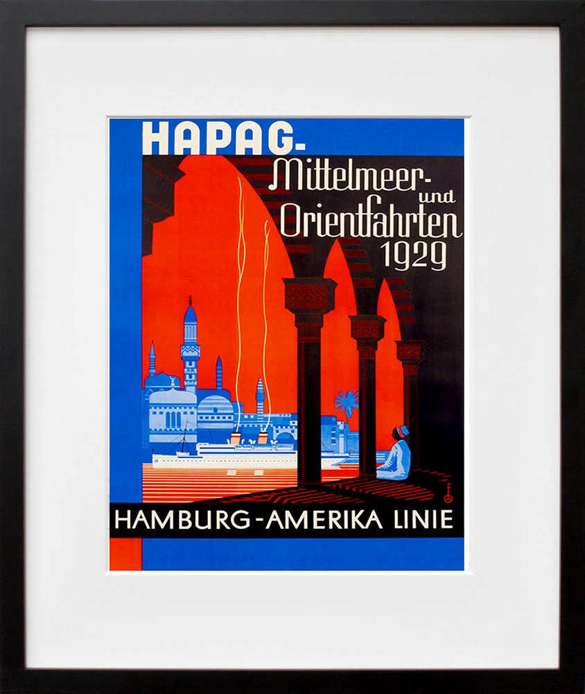 Mid Eastern Travel Art Print Home Decor (ZT322)