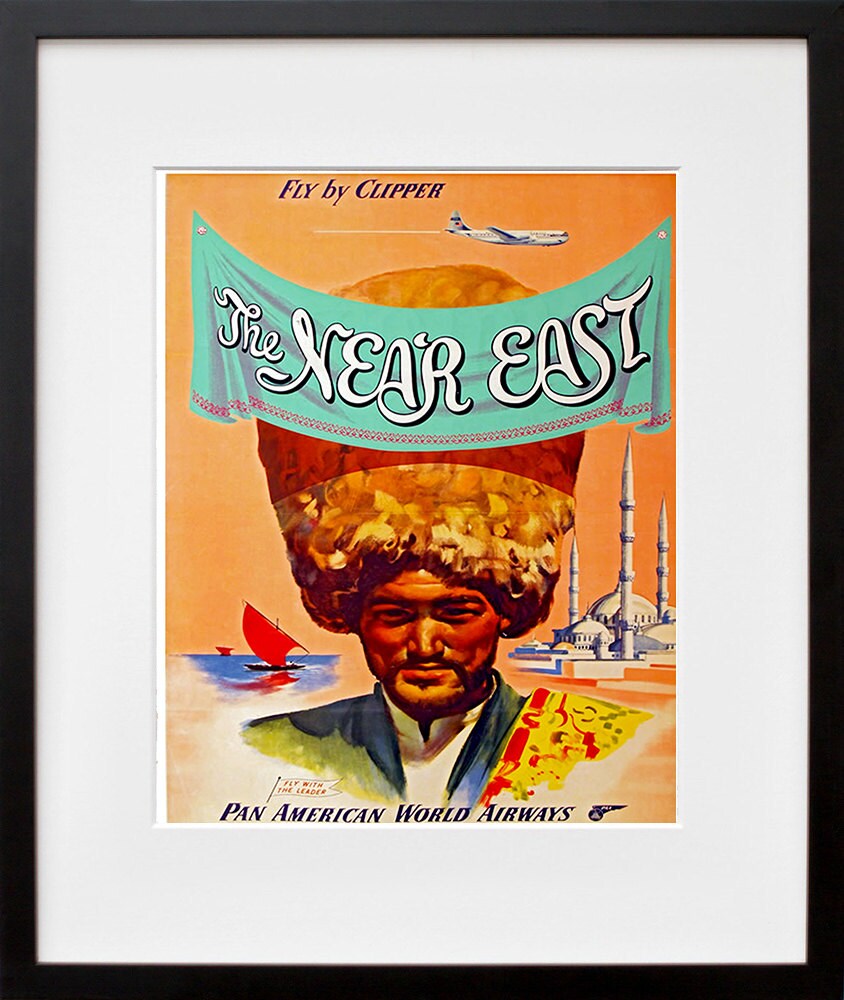 Mid Eastern Travel Art Print Home Decor (ZT326)