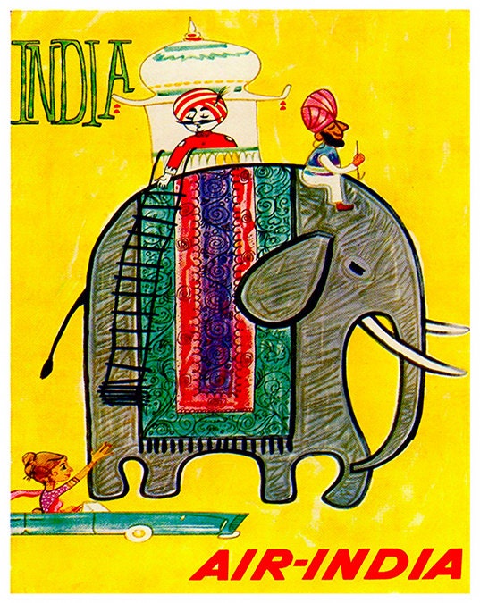 India Travel Print Poster Wall Art (XR145)