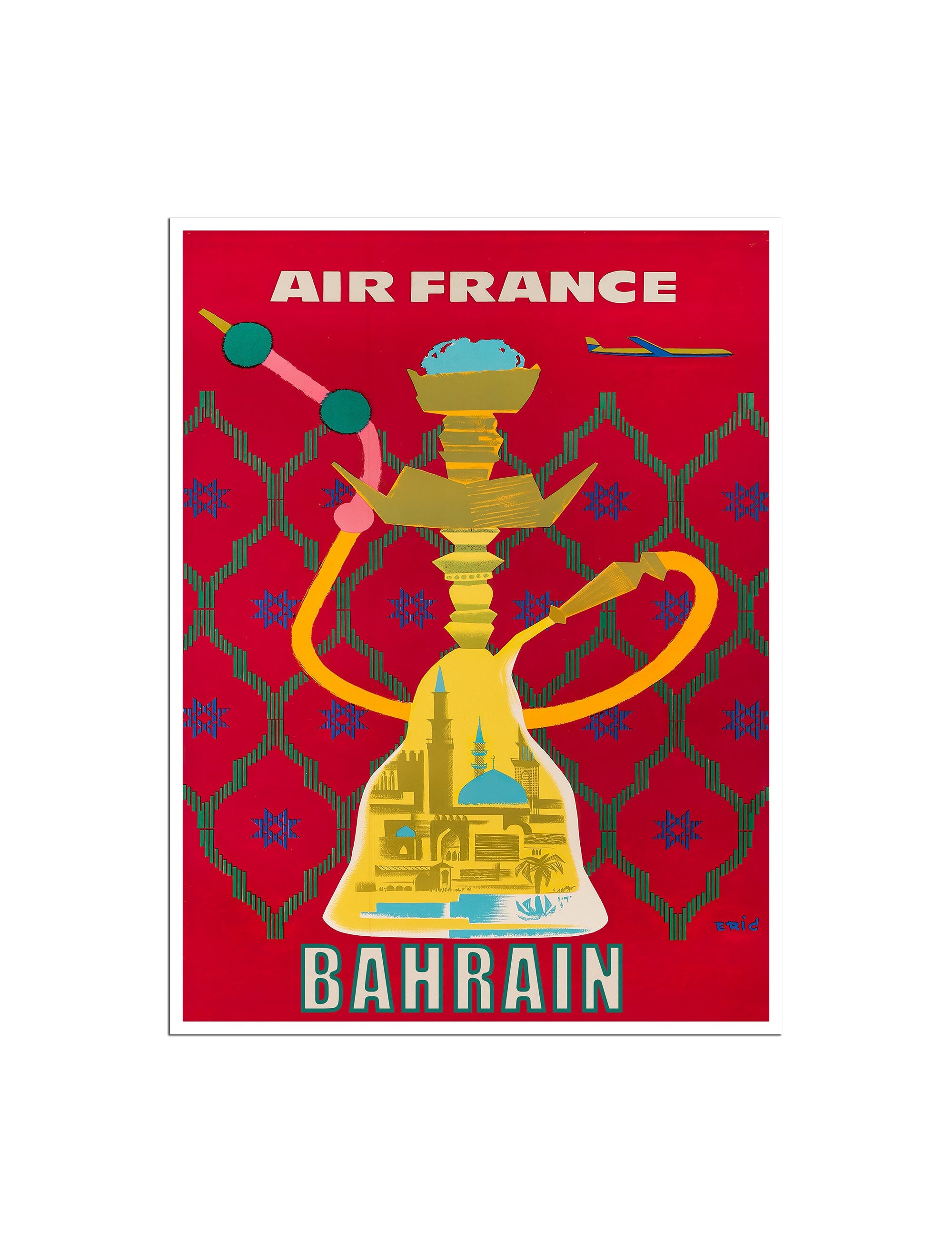 Bahrain Travel Poster Middle East Vintage Art Print (XR4640)