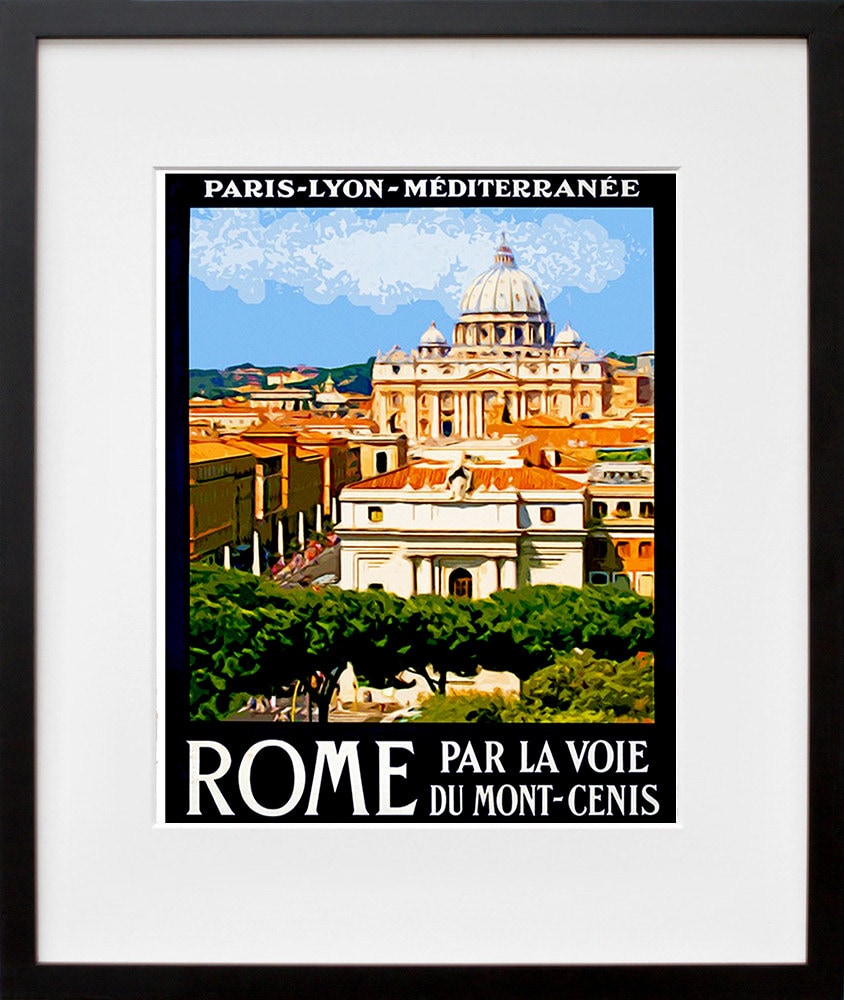Rome Travel Poster Italy Art Print Home Decor (ZT382)