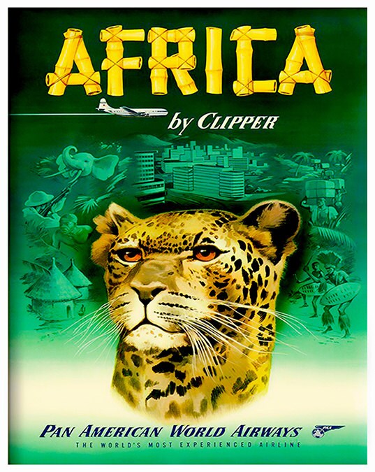 Africa Travel Poster African Art Print Home Decor (ZT372)