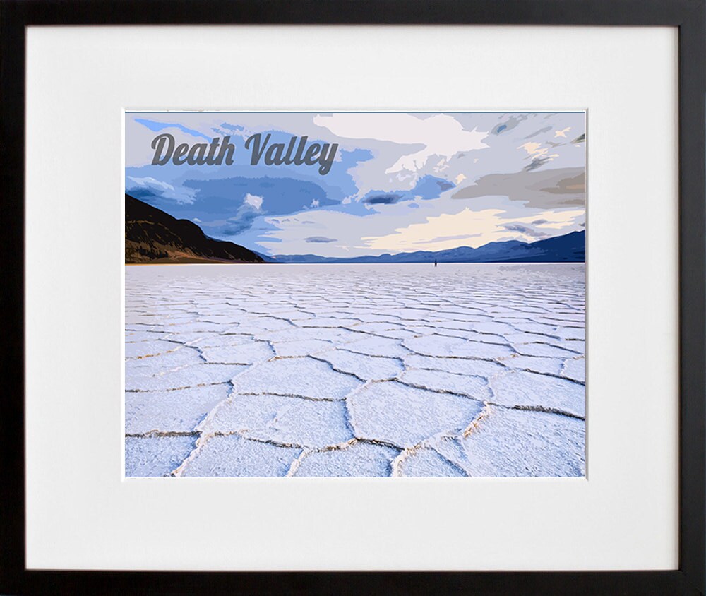 Death Valley National Park Poster Travel Art Print Home Decor (ZB9)