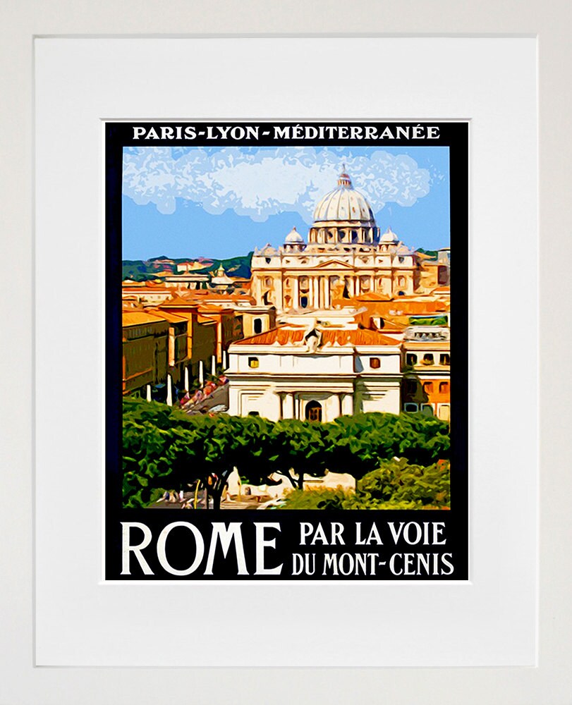 Rome Travel Poster Italy Art Print Home Decor (ZT382)