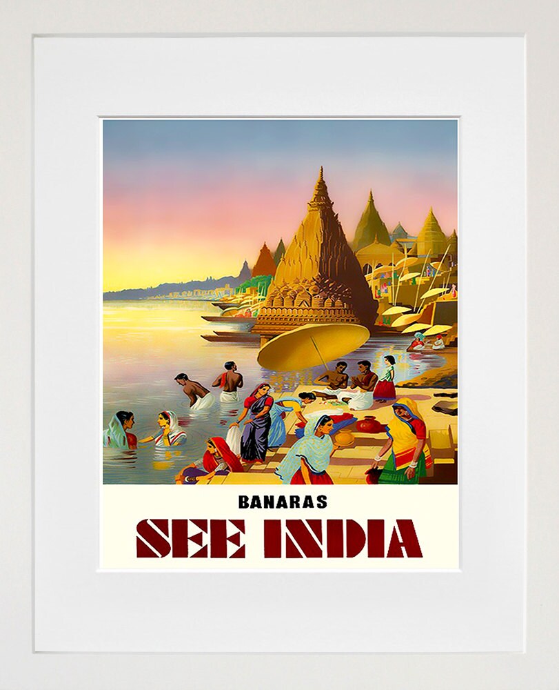 India Travel Poster Indian Art Print Home Decor (ZT398)