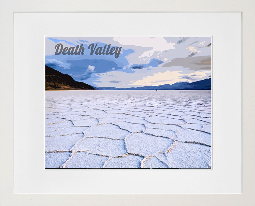 Death Valley National Park Poster Travel Art Print Home Decor (ZB9)