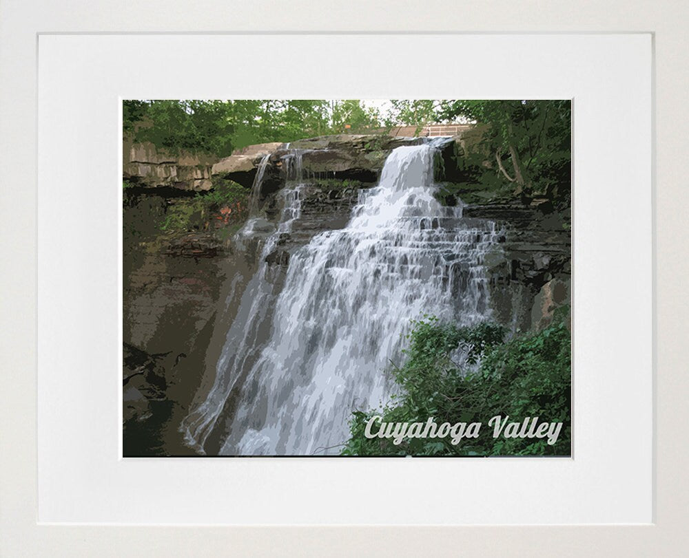 Cuyahoga National Park Poster Ohio Travel Art Print Home Decor (ZB15)