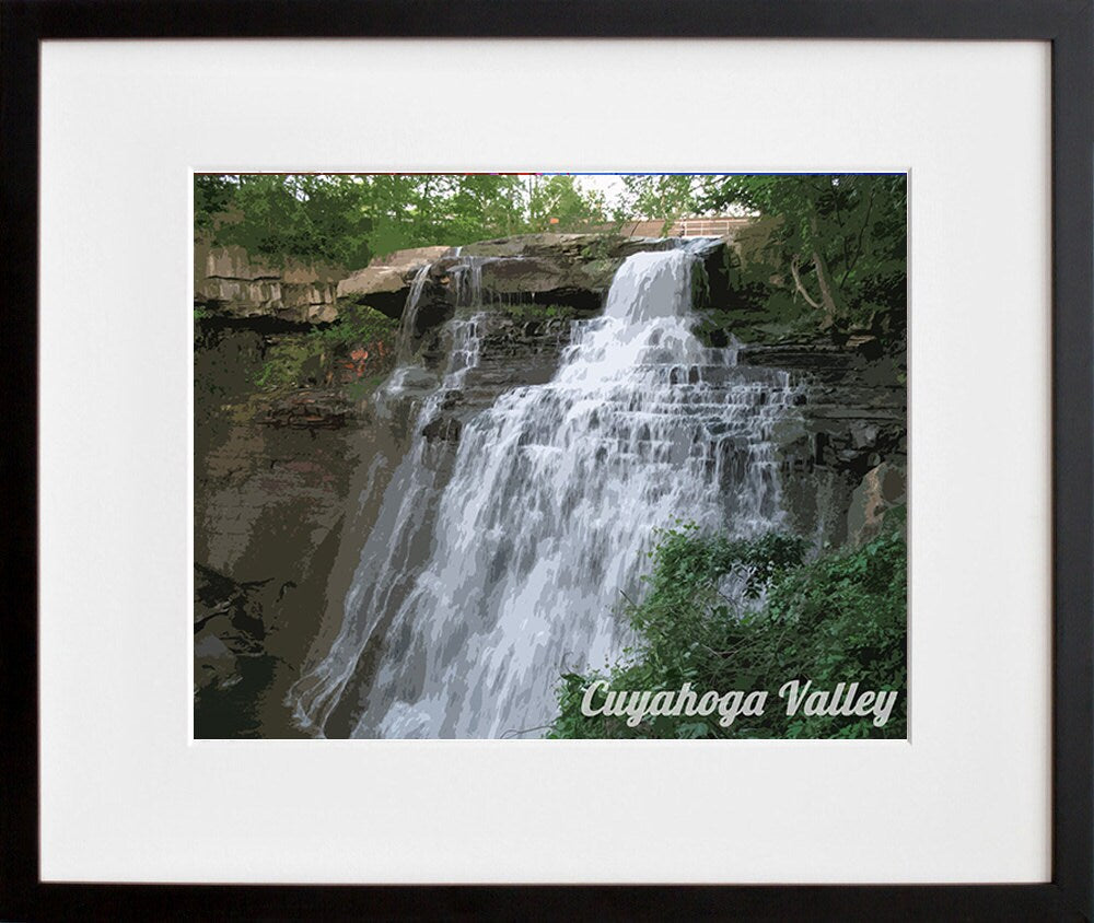 Cuyahoga National Park Poster Ohio Travel Art Print Home Decor (ZB15)