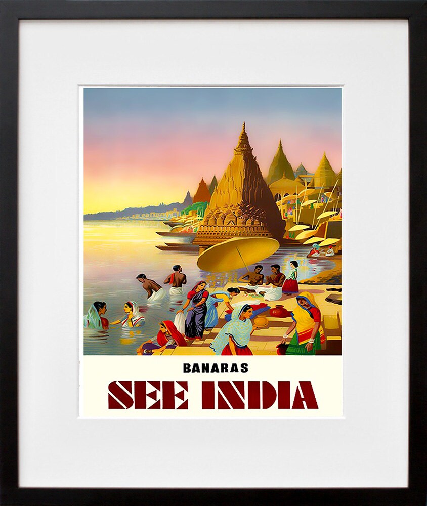 India Travel Poster Indian Art Print Home Decor (ZT398)