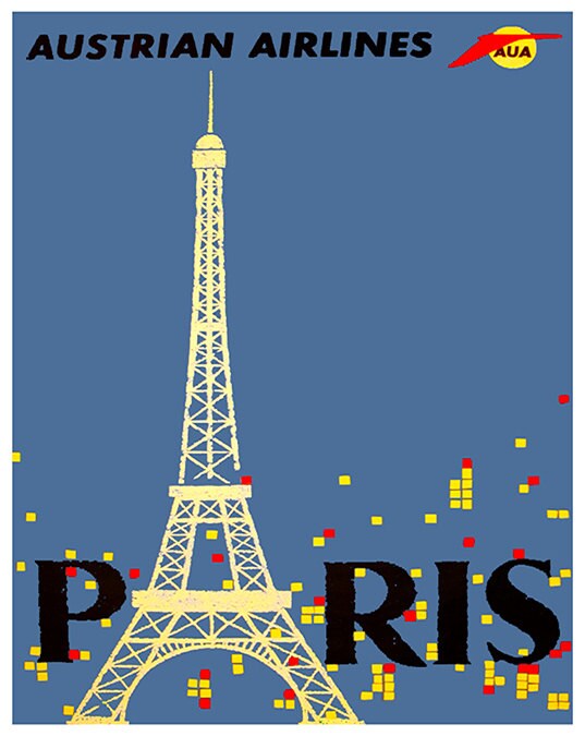 Paris Art Travel Poster France Print Home Decor (ZT367)