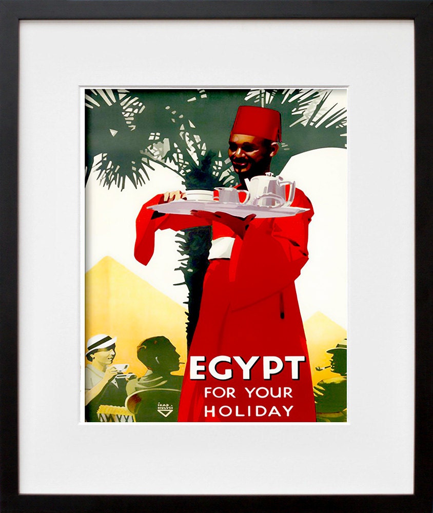 Egypt Art Travel Poster Egyptian Print Home Decor (ZT371)