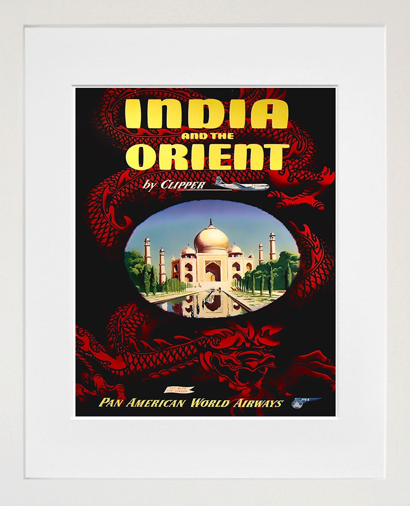 India Art Travel Poster Indian Print Home Decor (ZT354)