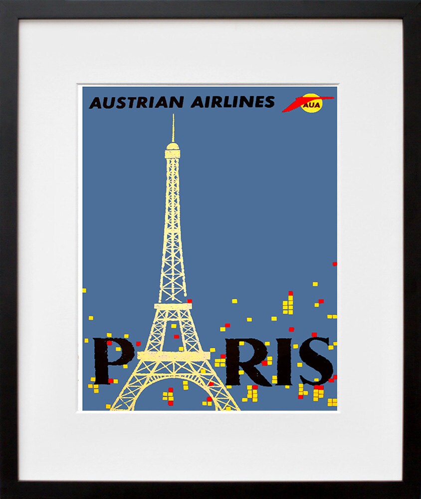 Paris Art Travel Poster France Print Home Decor (ZT367)
