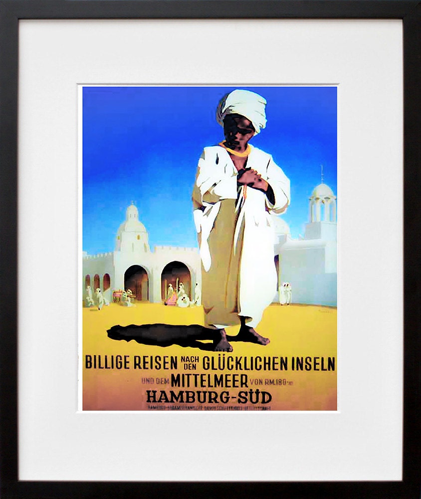 Mediterranean Art Travel Poster Print Home Decor (ZT394)