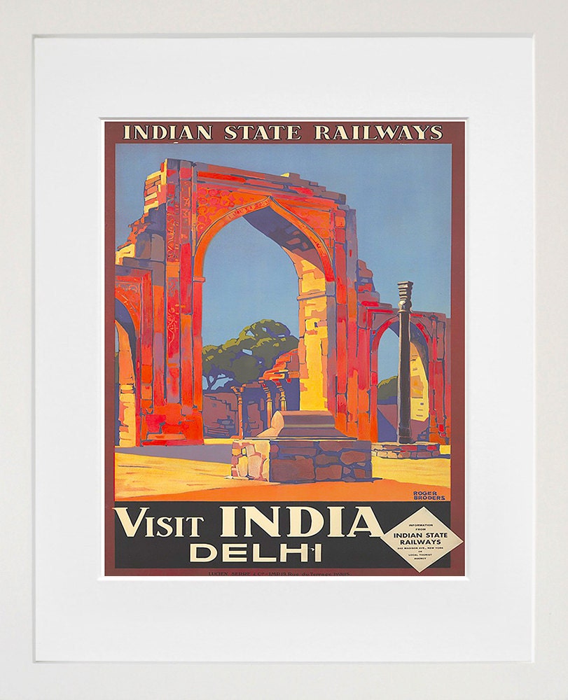 India Travel Art Poster Print Home Decor (XR188)