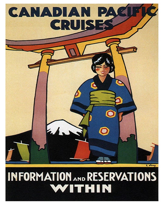 Japan Travel Art Poster Japanese Print Home Decor (XR198)