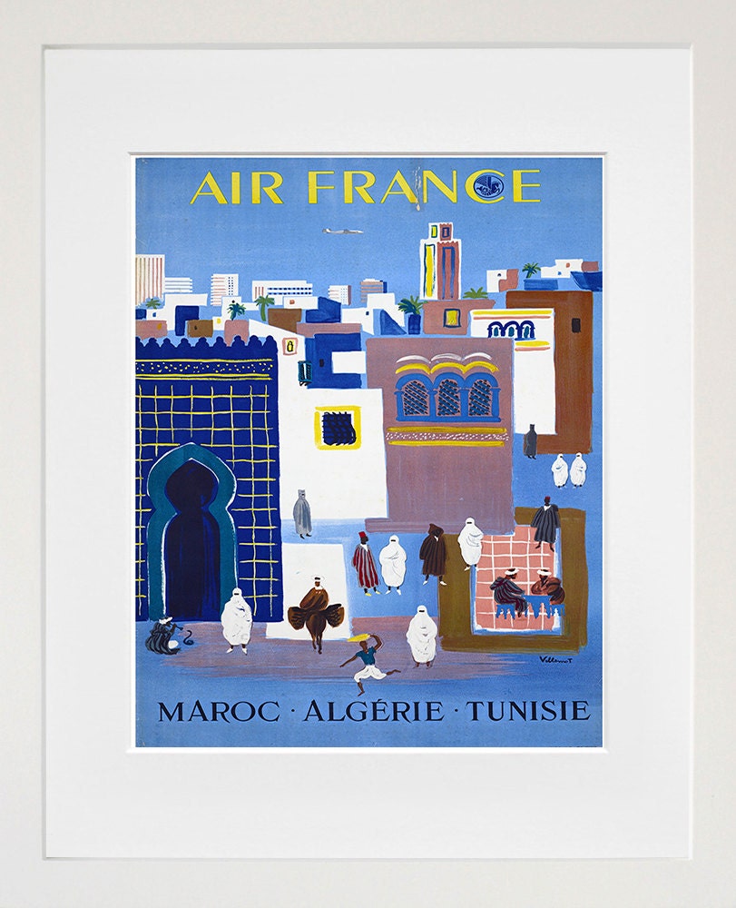 Morocco Travel Art Poster Africa Print Home Decor (XR201)