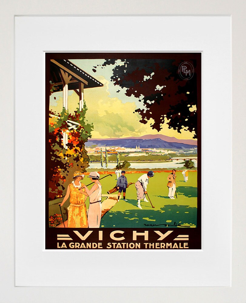Vichy France Travel Art Poster Print Home Decor (XR199)