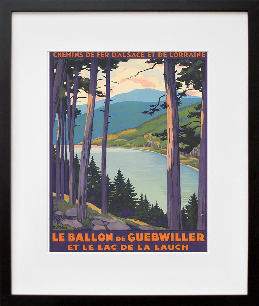 French Travel Poster France Art Print Home Decor (XR176)