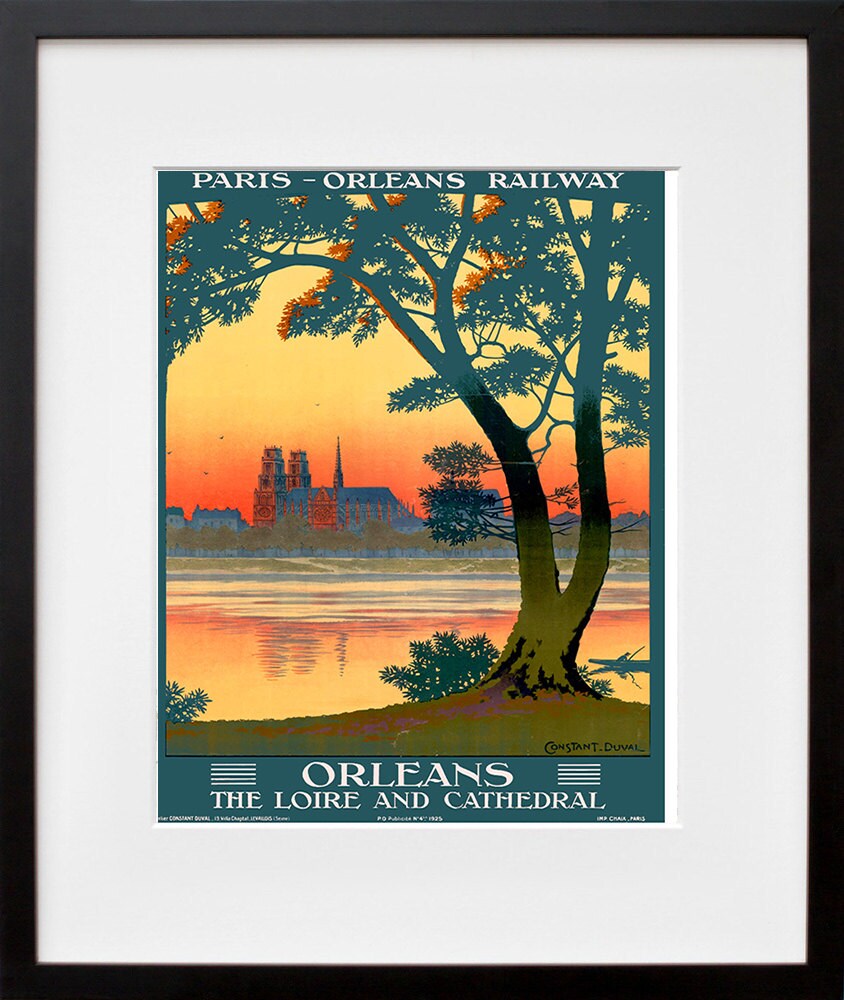 French Travel Poster France Art Print Home Decor (XR174)