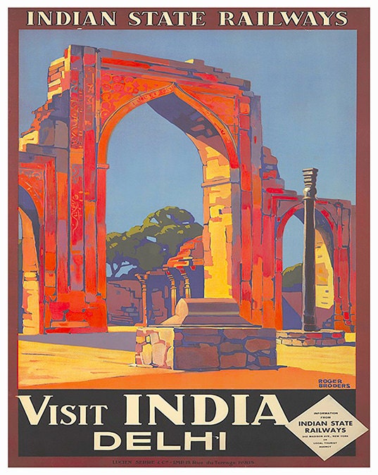 India Travel Art Poster Print Home Decor (XR188)