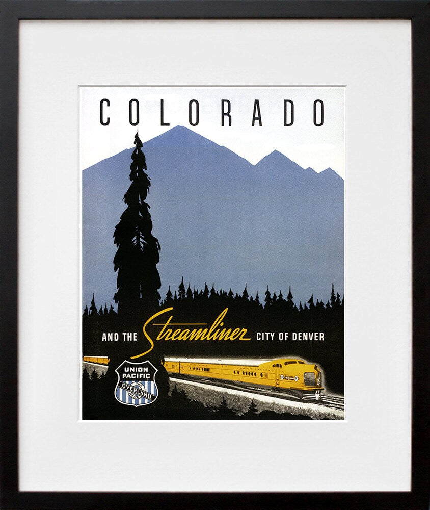 Colorado Travel Art Poster Train Print Home Decor (XR193)