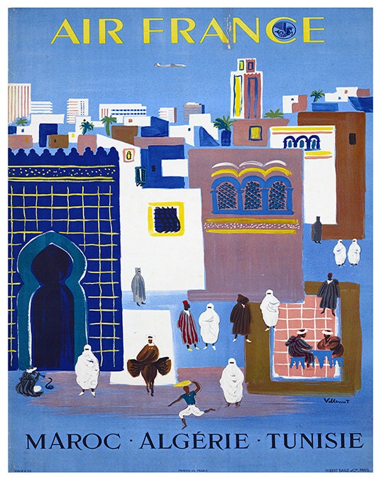 Morocco Travel Art Poster Africa Print Home Decor (XR201)